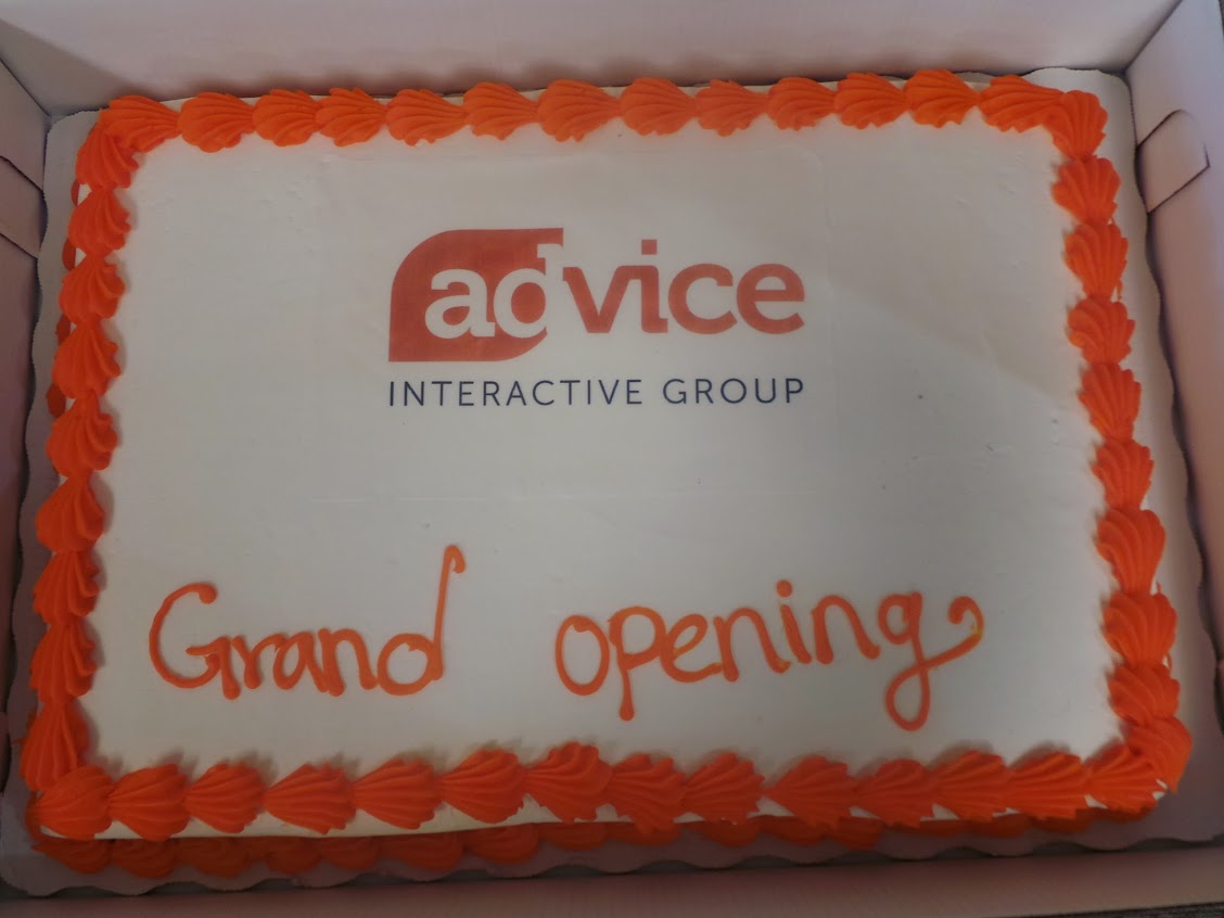 Advice Grand Opening Cake