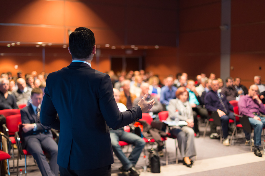 speaker at conference