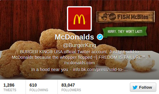 Burger King Twitter Hacked Burger King Twitter Hacked